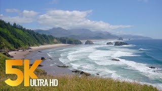 Pacific Northwest Oregon Coast Part 1  5K Nature Documentary Film with Narration English [upl. by Glennie]