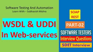 02  What Is WSDL and UDDI in web services [upl. by Nosrac262]