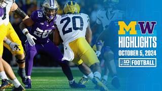 Michigan at Washington  Highlights  Big Ten Football  10052024 [upl. by Rodrigo]