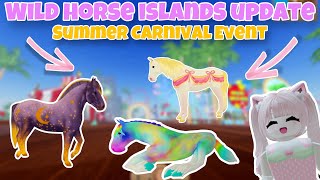 Summer Carnival in Wild Horse Islands is finally here Checking out the update 🎠🎟️ [upl. by Cooley]