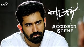 Yaman Movie Scene  Accident Scene  Vijay Antony  Thiagarajan  G Marimuthu  Jeeva Shankar [upl. by Yeleek]