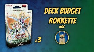 YuGiOh Deck Budget Rokket 40 Euros [upl. by Odlaumor]