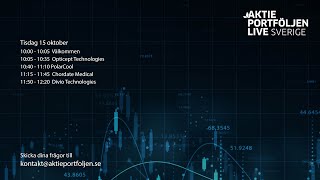 Aktieportföljen Live  Opticept PolarCool Chordate och Divio presenterar [upl. by Aivekal]