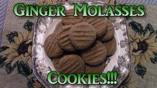 Ginger Molasses Cookies [upl. by Dail929]