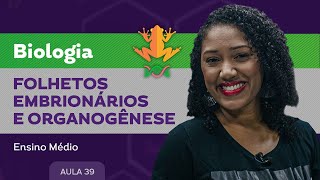 Folhetos embrionários e organogênese  Biologia  Ensino Médio [upl. by Ecenahs]