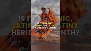 Is it Hispanic Latino or Latinx Heritage month hispanicheritagemonth culturalheritage shorts [upl. by Lurline]