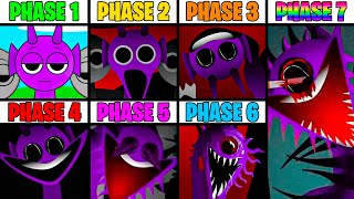 New Phase 1 VS Phase 2 VS Phase 3 VS Phase 4 VS Phase 5 VS Phase 6 VS Phase 7 in Incredibox Sprunki [upl. by Blanc]