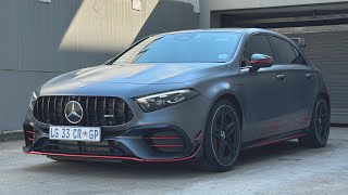 MercedesAMG A45s Review  20L engine Unreal Performance [upl. by Eelana177]