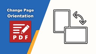 How to change orientation of a pdf permanently in PDFXChange Editor [upl. by Apeed86]