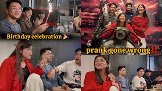 IGNORING PRANK GONE WRONG  Aashish’s Birthday Vlog   it’s me Muskan [upl. by Cirdahc]