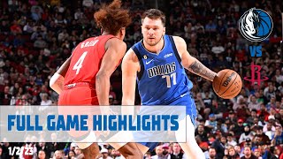 Luka Doncic 39 points Highlights vs Houston Rockets [upl. by Lauro]