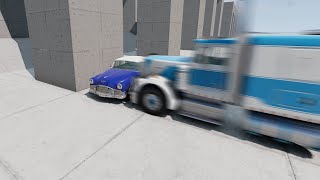 Lets Crash Different Cars by Big Truck  Subscribe MRBMotor [upl. by Anatola]