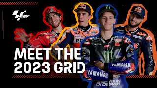 Meet the 2023 MotoGP™ grid [upl. by Ahsiken652]