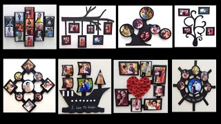 How To Make Collage Photo Frame With Cardboard  Photo Collage Frame Making At Home [upl. by Hazaki]