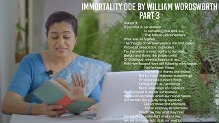 Immortality Ode  Poem by William Wordsworth  Explanation  Part 3 [upl. by Yurik]