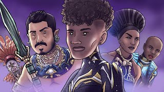 How “BLACK PANTHER Wakanda Forever” Should Have Ended  Cartoon [upl. by Ayotak684]