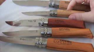 Knife review Opinels  an overview of these affordable classics [upl. by Yellah]