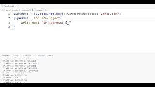 Hostname to an IP address using PowerShell [upl. by Acilegna597]