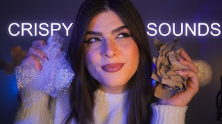 Crispy ASMR 🔥100 Tingles con questi Triggers Plastic amp Paper Sounds [upl. by Briney]