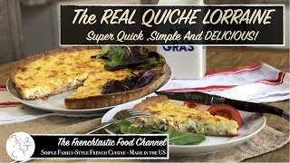 A Super Easy Appetizer that works every time The Traditional Quiche Lorraine [upl. by Ennayehc767]