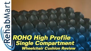 Wheelchair Cushion Review  ROHO High Profile Single Compartment [upl. by Eustache]