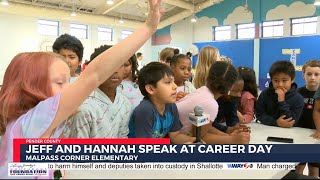 Jeff Rivenbark Hannah Patrick join Malpass Corner Elementary School career day [upl. by Socrates]