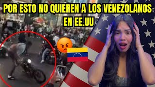 REACCIÓN a Por esto y más NO QUIEREN a los VENEZOLANOS en Nueva York 😱😡 que vergüenza [upl. by Tergram]