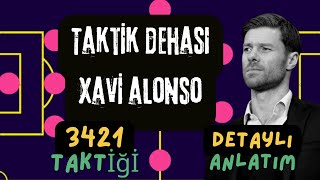 Taktik Dehası Xavi Alonso 3421 Taktiği Detaylı Anlatım [upl. by Selim]