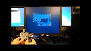 Sokoban programmed in VHDL on FPGA [upl. by Ari314]