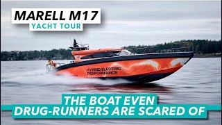 The boat even drugrunners are scared of  M17 hybrid yacht tour  Motor Boat amp Yachting [upl. by Drexler]