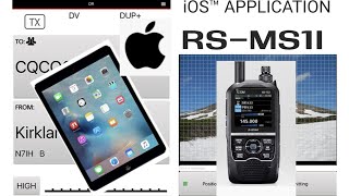 ICOM ID52 PLUS amp RSM1i Iphone  Ipad [upl. by Locklin752]