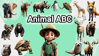 Alphabet Animals  ABC Animals Song  ABC Song Chirpy Chapms4722 [upl. by Cobby]