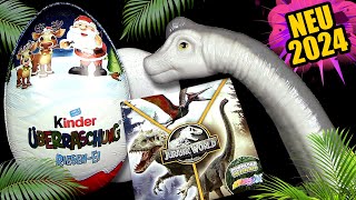 Kinder Überraschung ® Jurassic World ™ Riesen Ei 2024  Brachiosaurus  Unboxing [upl. by Aurita]