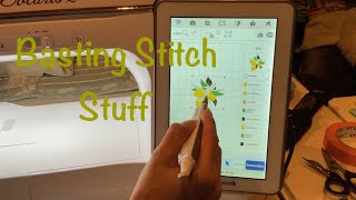 Machine Embroidery Basting Stitch and More [upl. by Connie]