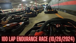 On Track Karting  100 Lap Endurance Race 10262024 [upl. by Asel38]