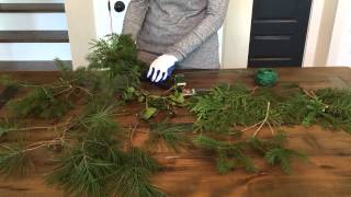 How to Make Evergreen Garland [upl. by Nylekcaj274]