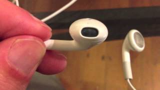 Apple iPhone 5 earbuds unboxing and review [upl. by Hterag]