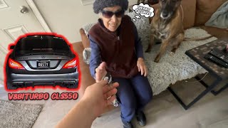 92 year old Grandmas reaction to TUNED STRAIGHT PIPE V8BITURBO [upl. by Kieger947]