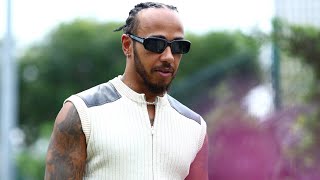 Lewis Hamilton laughs at Kimi Antonelli question as he drops big hint over F1 retirement [upl. by Ambrogio469]