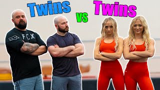 Twins vs Twins  GYMNASTICS CHALLENGE  ft the Rybka Twins [upl. by Seek]