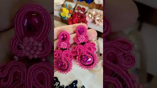 Aretes Soutache soutache aretesartesanales hechoamano accesoriosconestilo [upl. by Supmart]