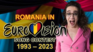 Romania 🇷🇴 in Eurovision Song Contest 19932023 [upl. by Jacki]