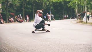 BRUSSELS CAR FREE SUNDAY 2016  DITL 17  Longboard Dance x Freestyle x Freeride [upl. by Aicrop531]