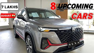 8 UPCOMING CARS LAUNCH IN AUGUST 2024 IN INDIA  8 NEW SUV 2024 [upl. by Sobel]