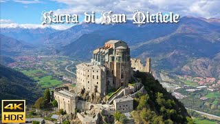 Sacra di San Michele  Italy 4K [upl. by Arvo]