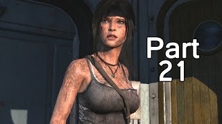 Tomb Raider Gameplay  Lara Croft on the Radio Tower [upl. by Alihs]