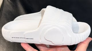 Adidas Adilette 22 Slides Crystal White [upl. by Idzik]