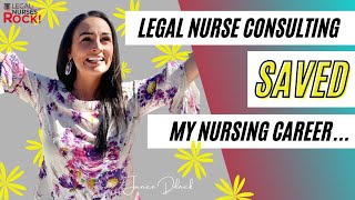 Legal Nurse Consulting SAVED my Nursing Career FREE MINI SUMMIT [upl. by Atnwahs]