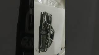 RollsRoyce drawing car love art [upl. by Ylrac]