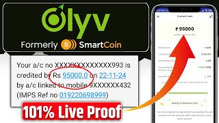 Olyv SmartCoin Personal Loan  Olyv Loan App  Olyv Loan App Review  Olyv SmartCoin Loan Kaise Le [upl. by Zevahc]